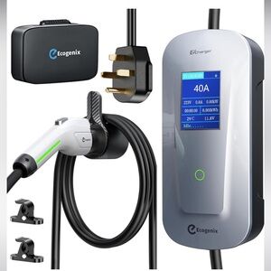 2024 Newest Level 2 EV Charger [40Amp, 240V, NEMA 14-50P] Portable Electric
